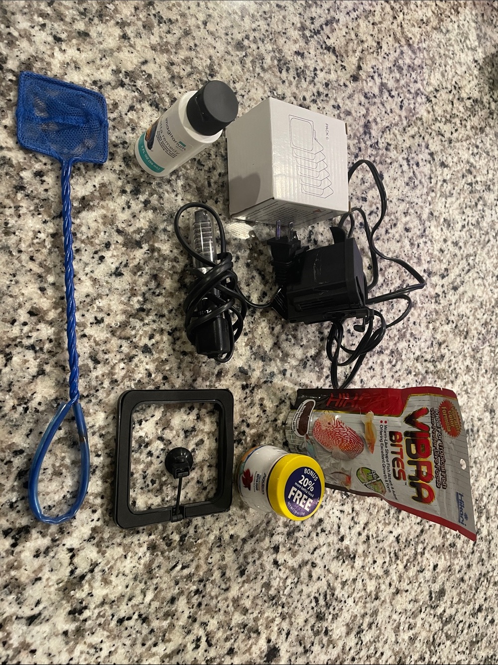 Bundle of Betta Fish Tank Accessories- Used Gently, No Tank